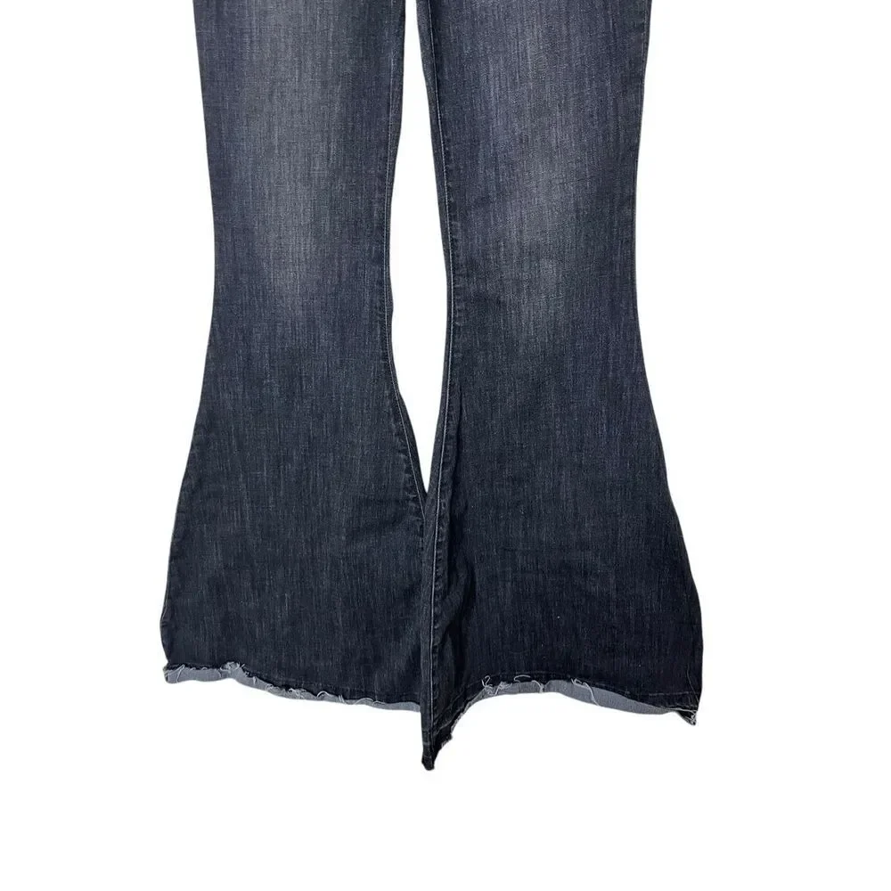Free People We The Free Irreplaceable Flare Jeans Gray‎ Size 28
